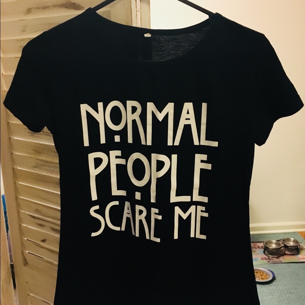 Normal People Scare Me T-Shirt ❤️❤️